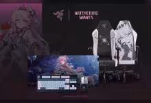 Ensemble Razer Wuthering Waves avec chaise gamer, clavier mécanique, tapis et souris en édition spéciale
