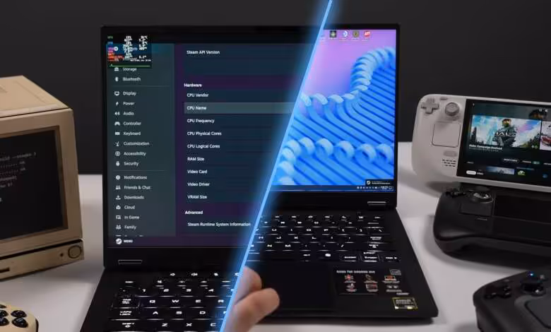 SteamOS 3.9 sur portable Strix Halo : premiers tests solides sur l’ASUS TUF A14 1 SteamOS 3.9 tested on Ryzen AI Max+ 392 laptop with Radeon 8060S
