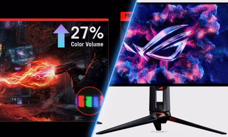 ROG Swift OLED PG27UCWM et PG32UCWM : tandem RGB OLED 4K 240 Hz dès 1 249,90 € 1 ASUS releases Tandem RGB OLED gaming monitors starting at €1,250