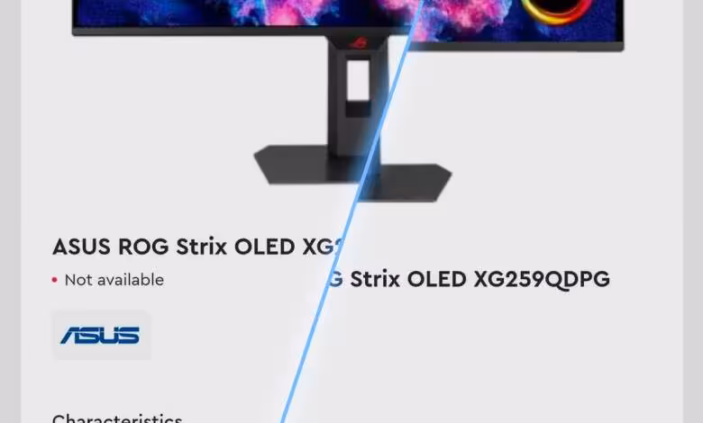ASUS OLED : une fuite détaille sept écrans gaming jusqu'en 4K 360 Hz et 560 Hz 1 ASUS plans new 4K 360Hz and QHD 400Hz QD-OLED gaming monitors