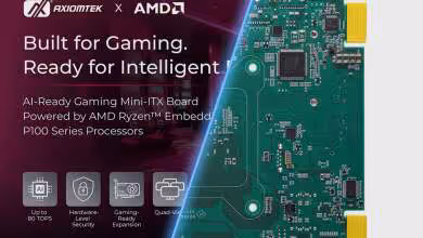 GMB150 : Axiomtek lance une Mini-ITX Ryzen Embedded P100 taillée pour l’IA gaming