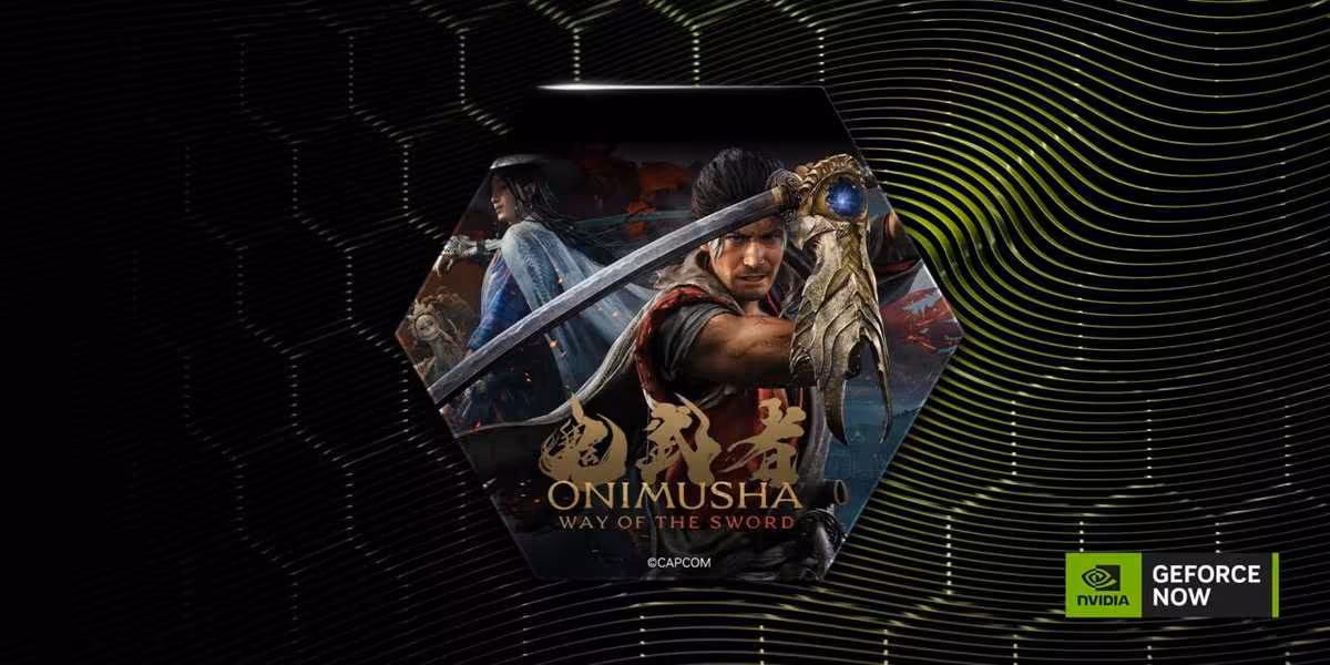 Jaquette Onimusha: Way of the Sword avec logo GeForce NOW