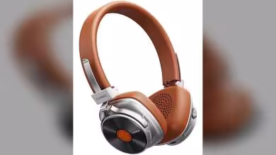 Casque 1MORE Classic Headphones HQ36 marron, vue produit isolée sur fond blanc