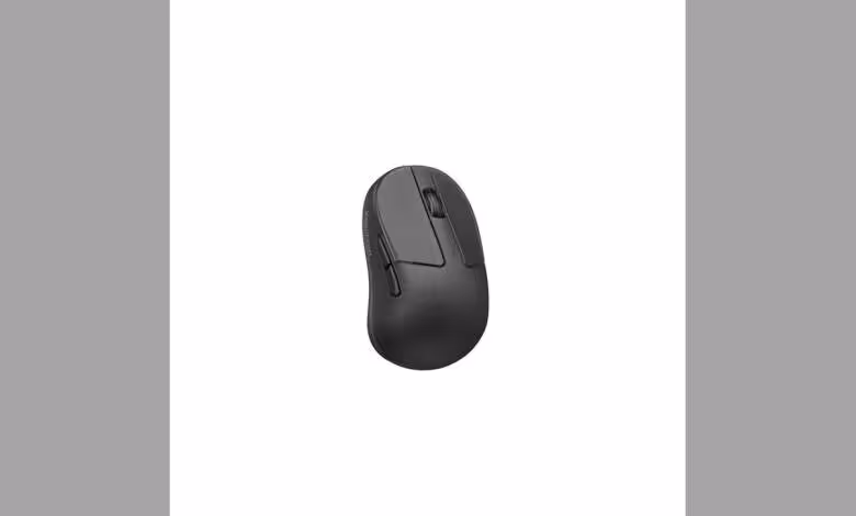Keychron M4 MagOpt : la souris fingertip adopte de nouveaux switches et 4 coloris rétro 1 Souris Keychron M4 noire, vue produit isolée sur fond blanc
