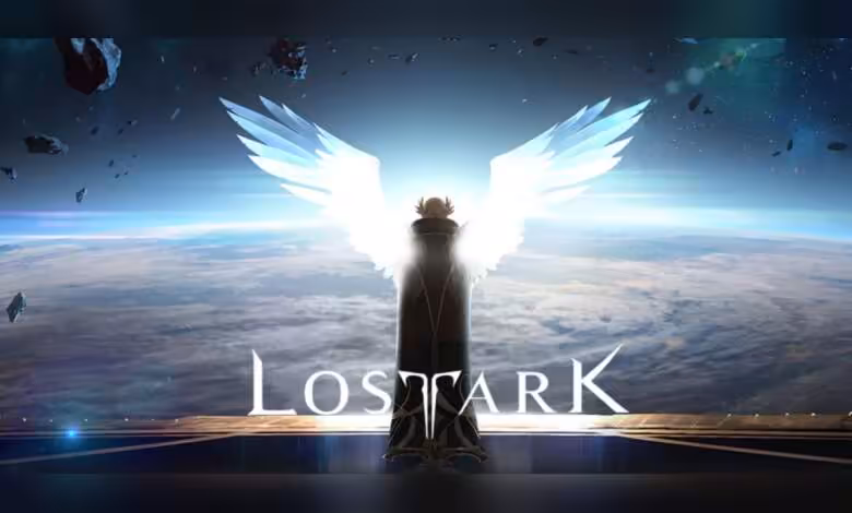 Lost Ark et Throne of Liberty : Amazon lâche les serveurs, transition jusqu’en 2027 1 Logo Lost Ark devant un personnage ailé face à l’espace et aux nuages