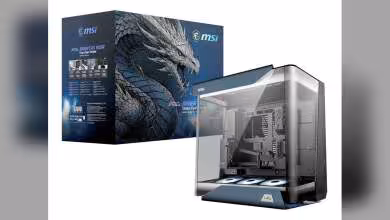 Boîtier PC MSI MEG MAESTRO 900P Draco Epic Edition avec panneau vitré et base lumineuse