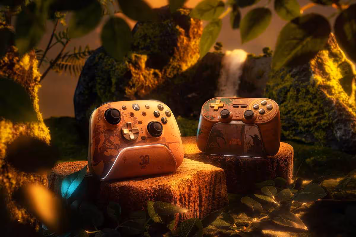 8BitDo Tomb Raider : deux manettes anniversaire équipées de sticks TMR