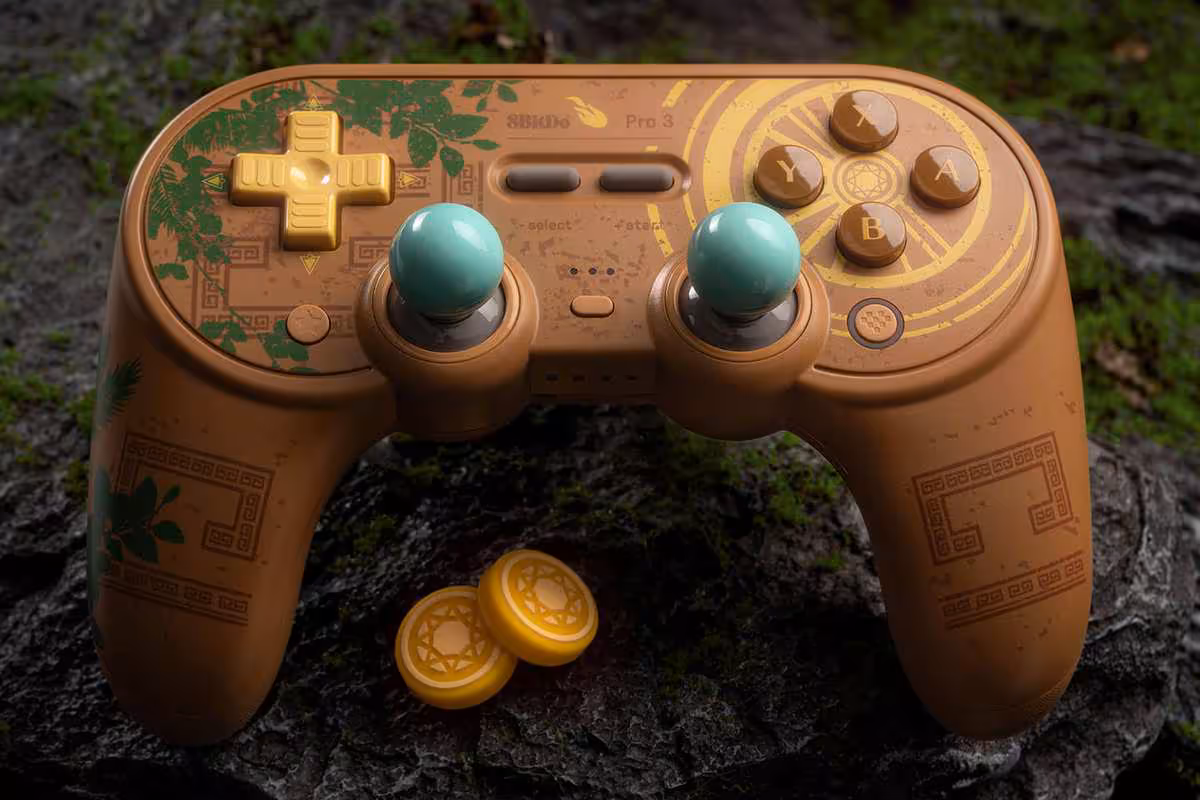 8BitDo Tomb Raider : deux manettes anniversaire équipées de sticks TMR