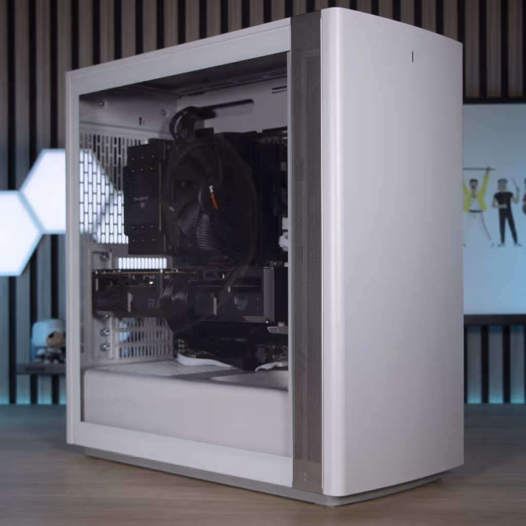 Fractal Define One montage trois quarts avant