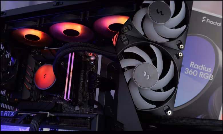 Test Fractal Radius 360 RGB : un AIO 360 mm sobre, efficace et sans logiciel à installer 1 Fractal Radius 360 RGB hero
