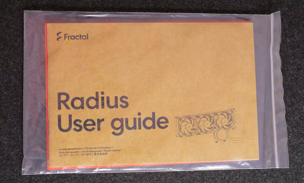 Test Fractal Radius 360 RGB : un AIO 360 mm sobre, efficace et sans logiciel à installer 5 Fractal Radius 360 RGB manual