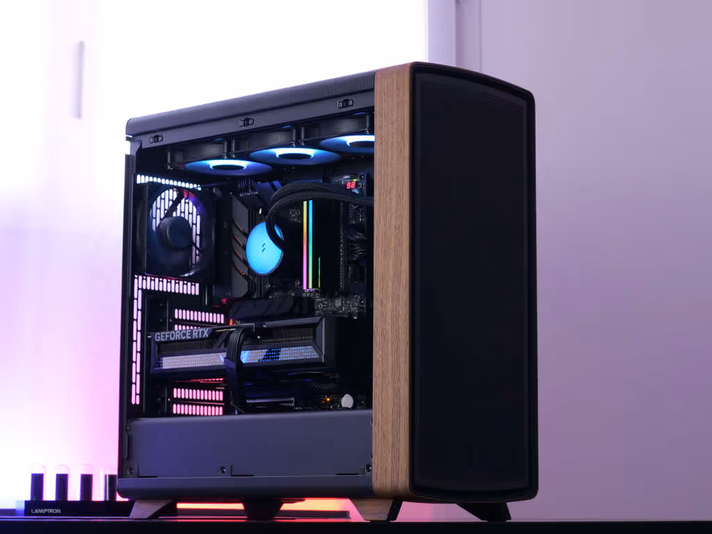 Test du Fractal Design Summit Black TG Light Tint, le boîtier qui joue la carte du bois 38 Fractal summit black final build