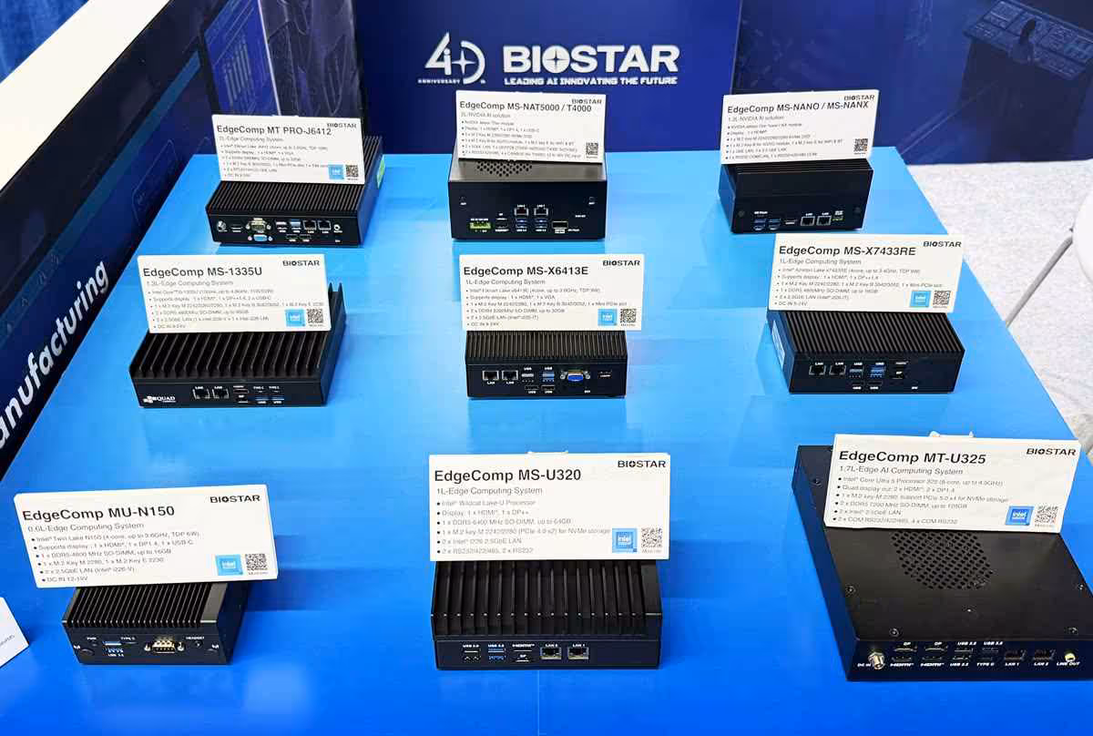 BIOSTAR EdgeComp : Panther Lake, Wildcat Lake et Jetson Thor au salon Embedded World 4 BIOSTAR EdgeComp : Panther Lake, Wildcat Lake et Jetson Thor au salon Embedded World