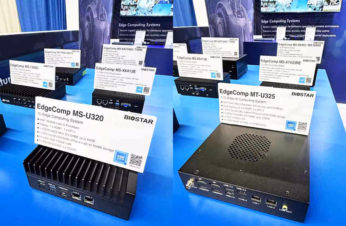 BIOSTAR EdgeComp : Panther Lake, Wildcat Lake et Jetson Thor au salon Embedded World 5 BIOSTAR EdgeComp : Panther Lake, Wildcat Lake et Jetson Thor au salon Embedded World