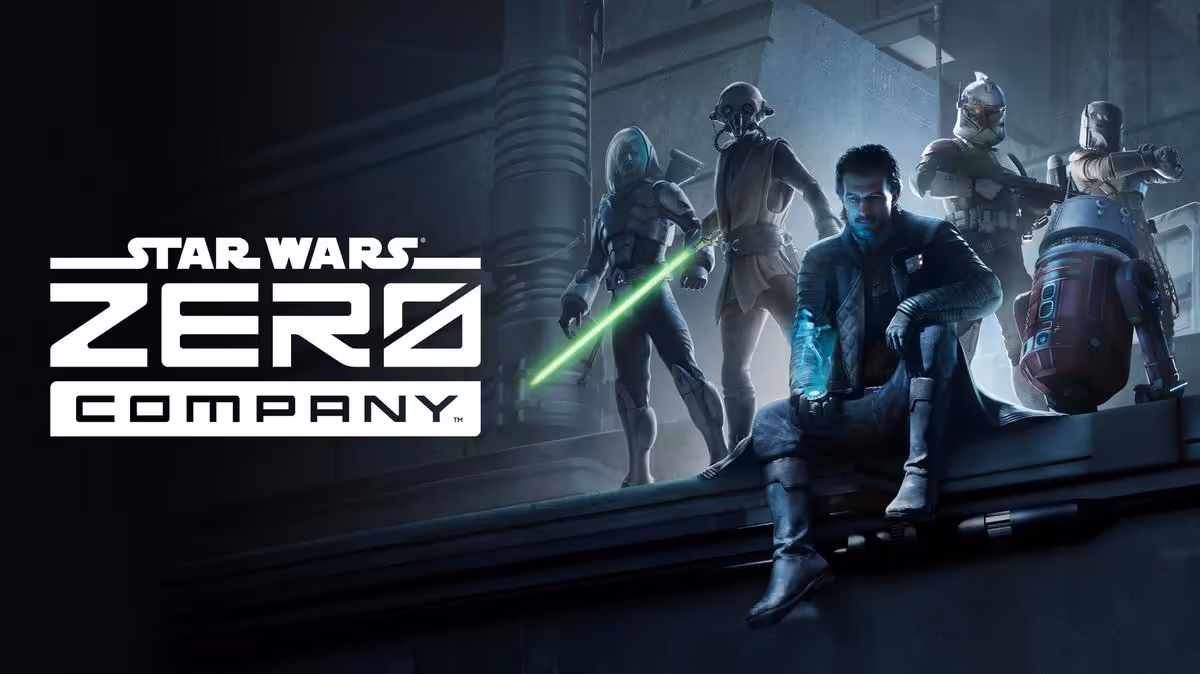 DLSS 5 arrive le 3 septembre avec NBA 2K27, Star Wars Zero Company et Onimusha suivent 4 Affiche Star Wars Zero Company avec plusieurs personnages et logo officiel du jeu