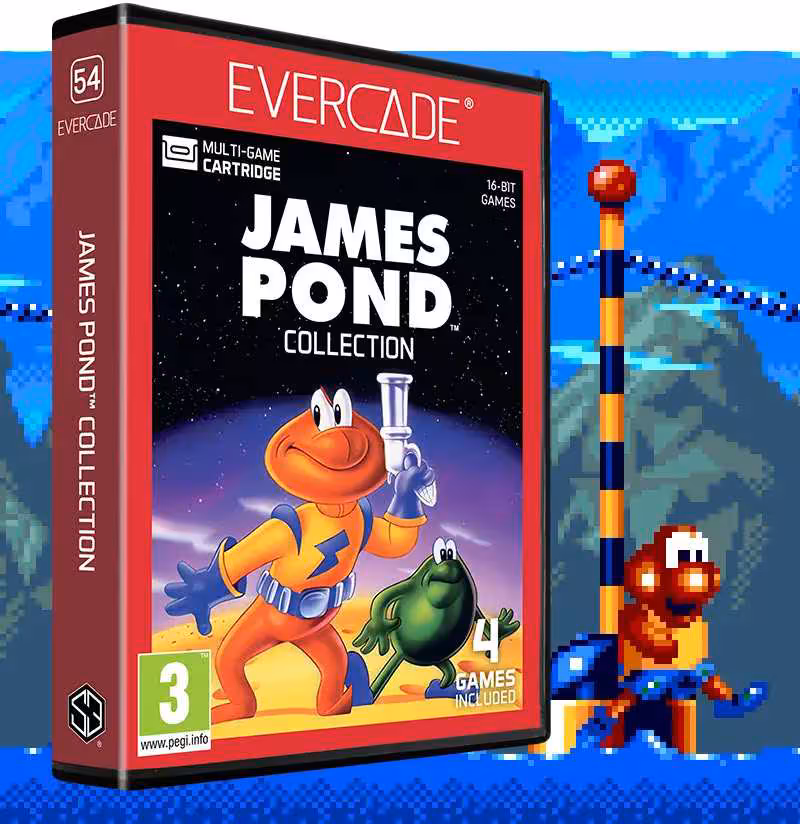 Evercade accueille The Last Ninja, International Karate et James Pond en cartouche 3 Evercade accueille The Last Ninja, International Karate et James Pond en cartouche