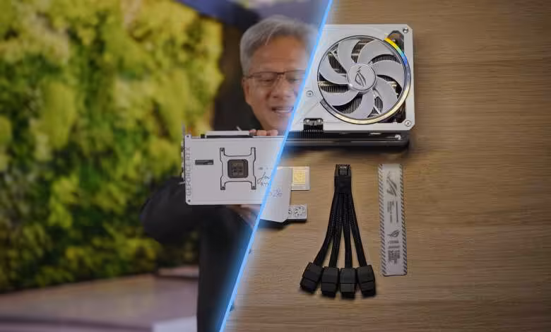 RTX 5090 : achetée d’occasion, cette ROG Astral unique porte la signature de Jensen Huang 1 RTX 5090 : achetée d’occasion, cette ROG Astral unique porte la signature de Jensen Huang