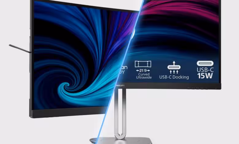 Philips 34B2U5900C : un écran 34 pouces qui bascule du 5K2K 120 Hz au 240 Hz 1 Philips 34B2U5900C : un écran 34 pouces qui bascule du 5K2K 120 Hz au 240 Hz