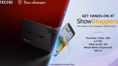 TECNO IFA 2026 : smartphone 0 mm, MEGABOOK T15 360 Pro et gamme Lamborghini