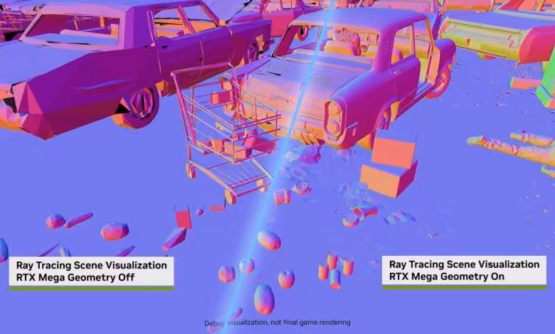 RTX Mega Geometry 2.0 : NVIDIA prépare des scènes ray tracing bien plus détaillées
