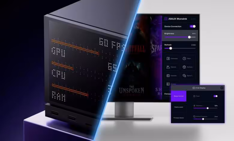 JSAUX Steam Machine : deux façades E-Ink et Pixel Matrix désormais disponibles 1 JSAUX Steam Machine : deux façades E-Ink et Pixel Matrix désormais disponibles