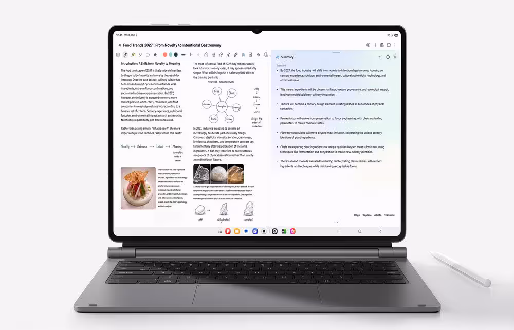 Galaxy Tab S12 : Samsung pousse ses tablettes vers Android 17 et l’IA générative 8 Galaxy Tab S12 : Samsung pousse ses tablettes vers Android 17 et l’IA générative