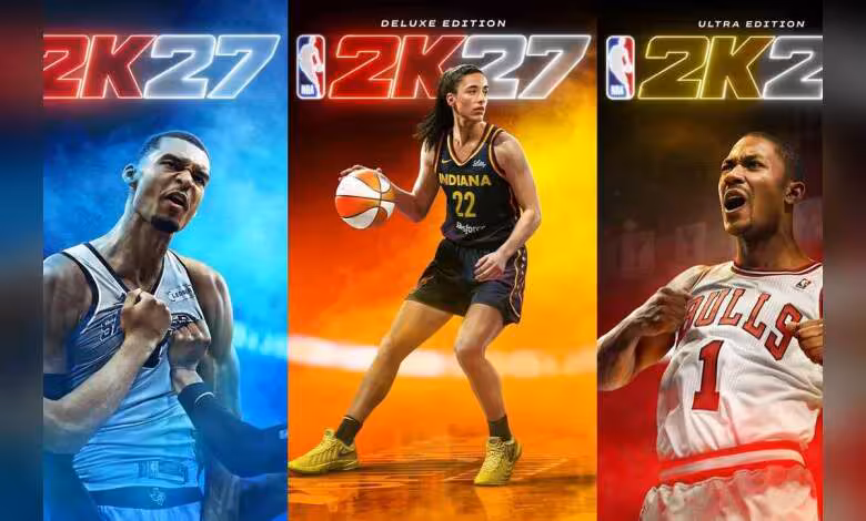 GeForce 616.64 WHQL : NVIDIA publie un pilote Game Ready centré sur NBA 2K27 1 Jaquettes du jeu NBA 2K27 avec trois basketteurs en action, éditions standard, deluxe et ultra edition