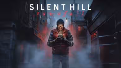 Visuel promotionnel Silent Hill: Townfall montrant un homme seul dans une rue sombre et brumeuse
