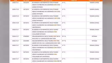 Tableau listant des cartes mères ASRock Z990, avec modèles Taichi, Steel Legend, Creator, Challenger et Phantom Gaming visibl