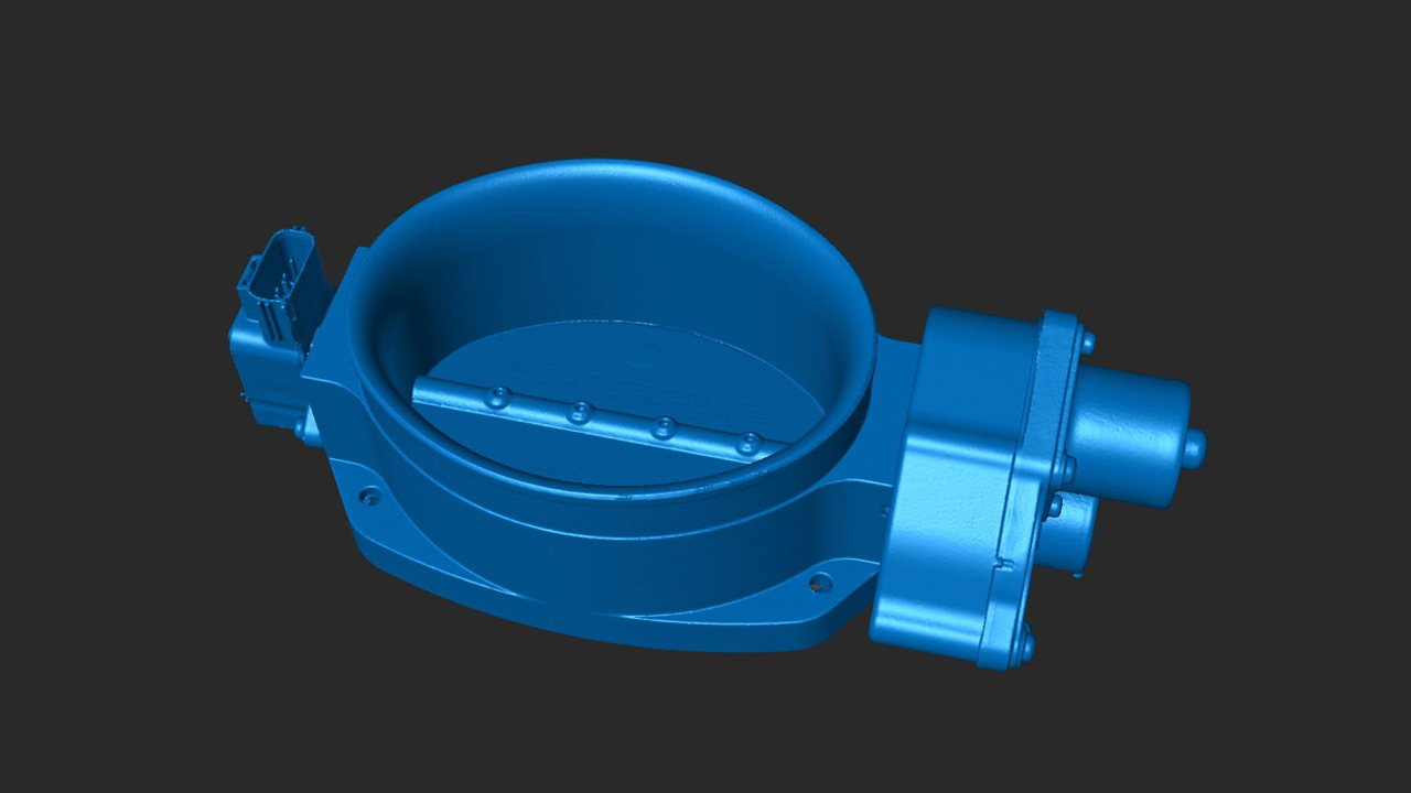 Revopoint MetroY Ultra : quand le scan 3D donne une seconde vie aux pièces introuvables 7 Modèle 3D de l’entretoise conçue autour du corps de papillon
