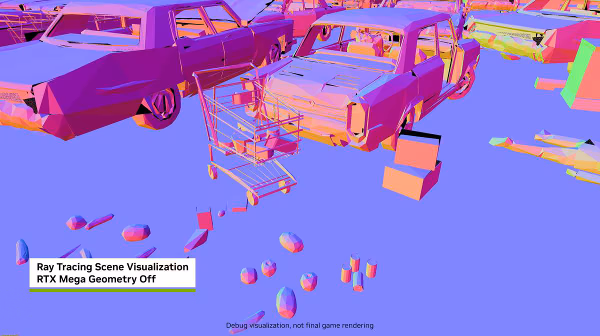 RTX Mega Geometry 2.0 : NVIDIA prépare des scènes ray tracing bien plus détaillées