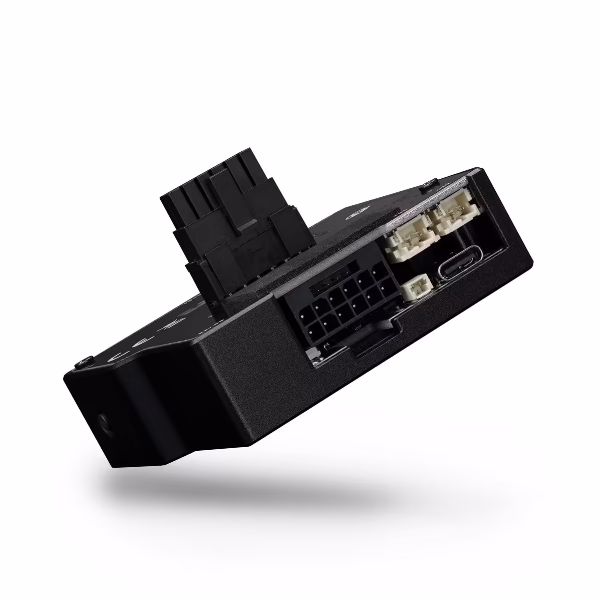 WireView Pro II Noctua Edition : le connecteur 12V-2x6 sous surveillance à 189 $ 5 Vue latérale des connecteurs du Thermal Grizzly WireView Pro II Noctua Edition, dont USB-C