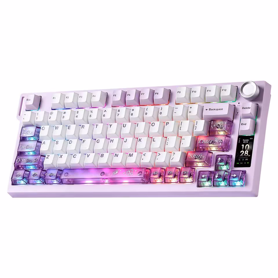 Yunzii IF75 : écran TFT, QMK/VIA et batterie de 8 000 mAh à moins de 85 dollars