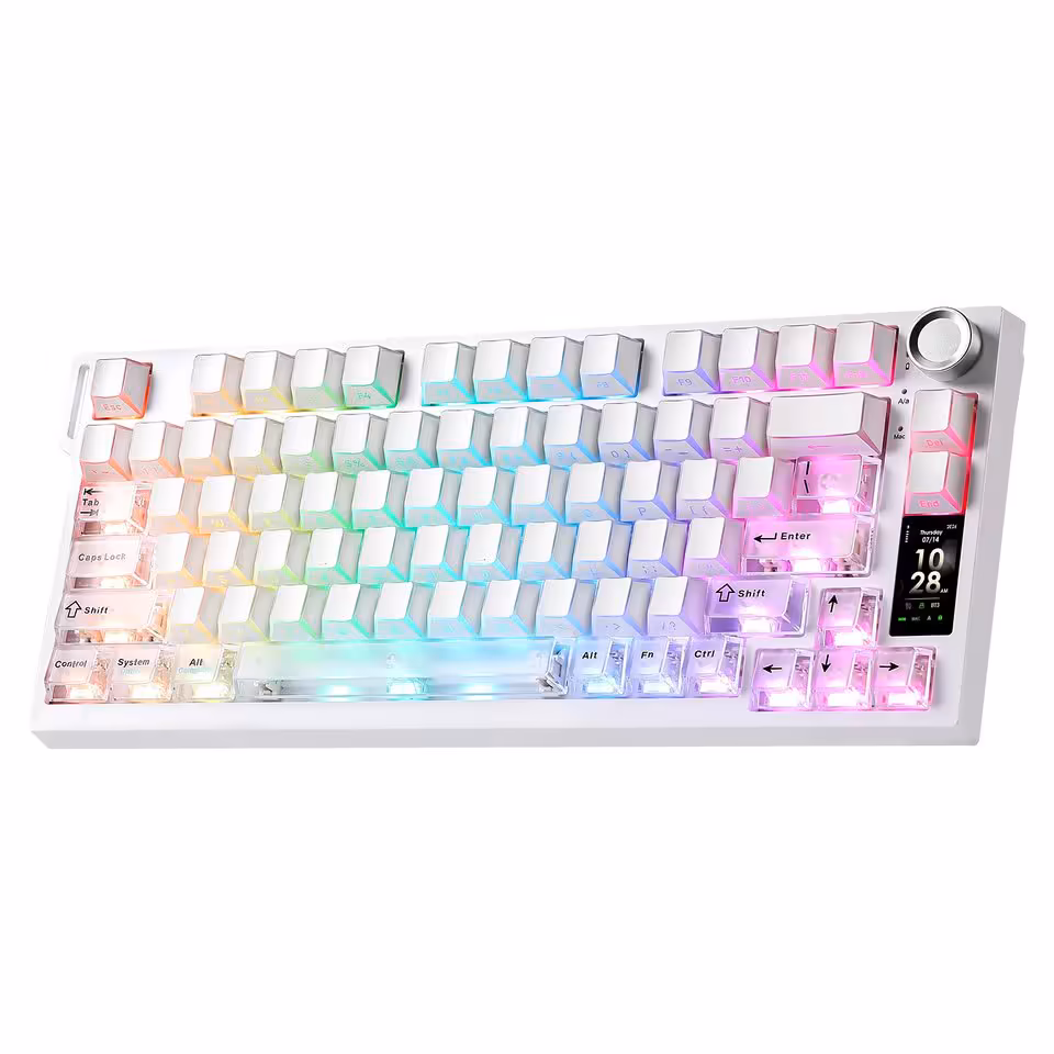 Yunzii IF75 : écran TFT, QMK/VIA et batterie de 8 000 mAh à moins de 85 dollars