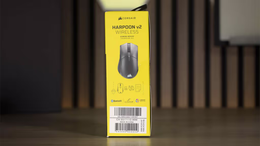 Corsair Harpoon V2 Wireless emballage petit côté (2)