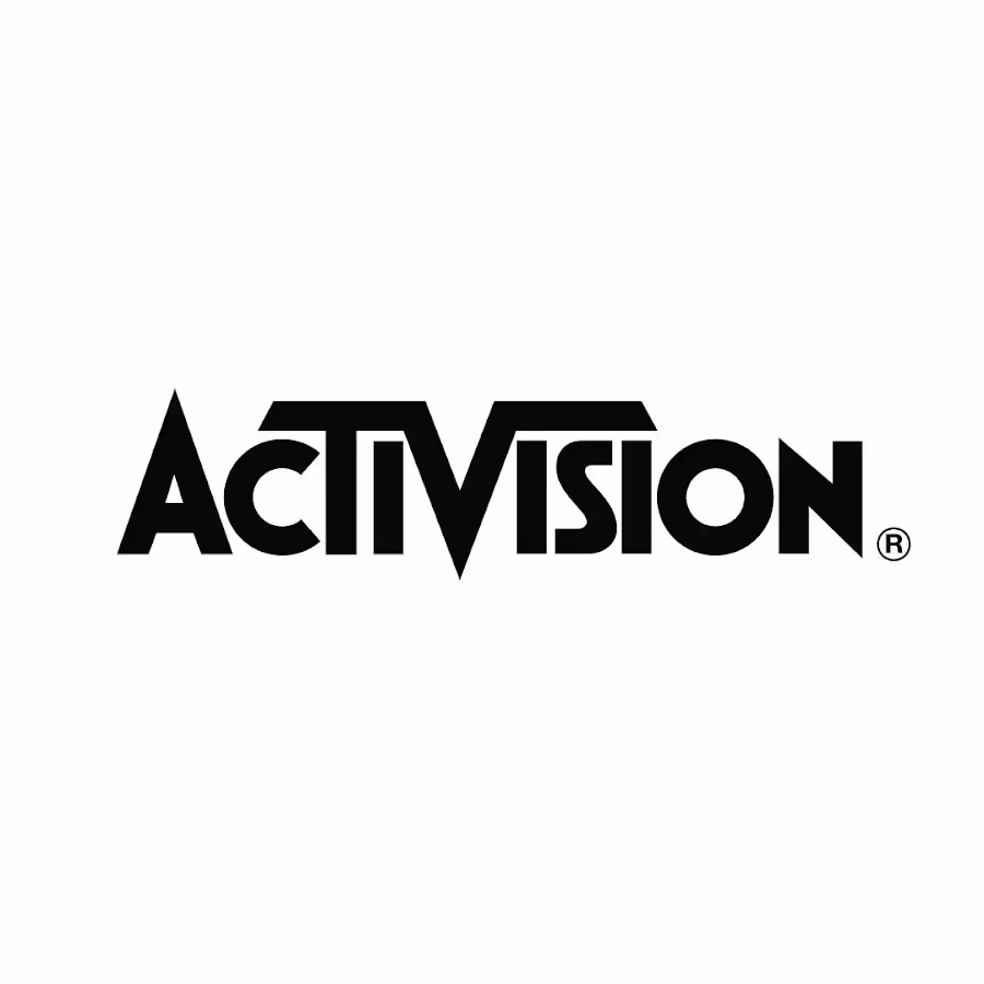 Activision DMCA : deux portages de Call of Duty jouables sur navigateur supprimés 2 Logo noir officiel d’Activision sur fond blanc