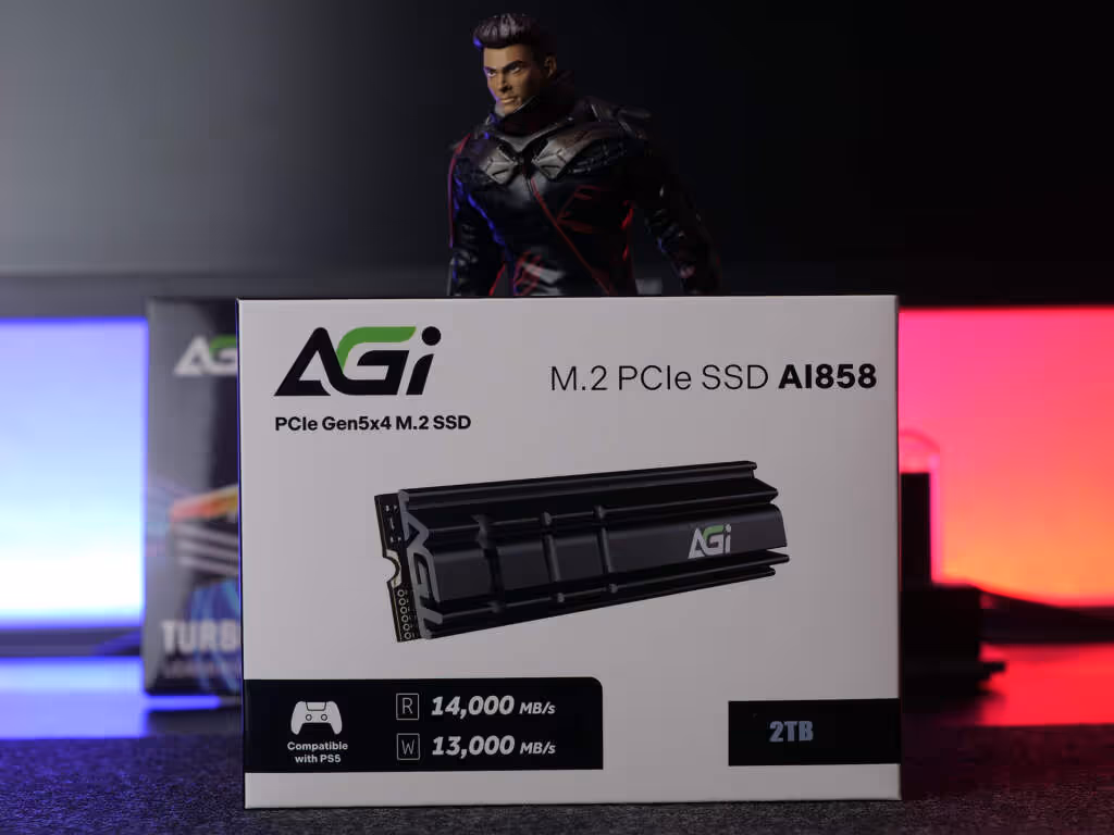 agi ai858 ssd pcie 5 emballage 01