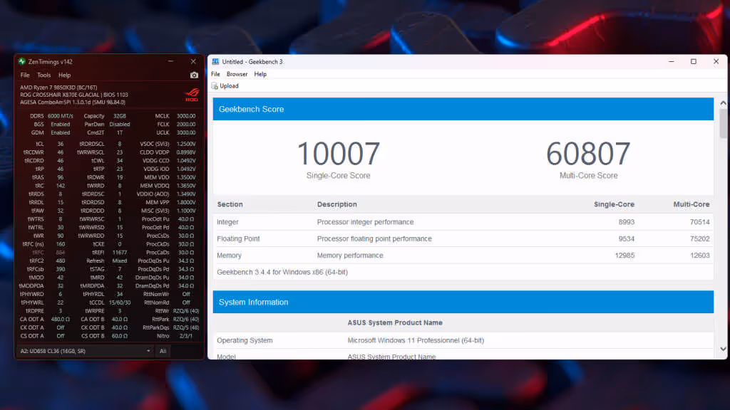 agi turbosprint ud858 rgb 32 go ddr5 6000 cl36 gb3 expo 1