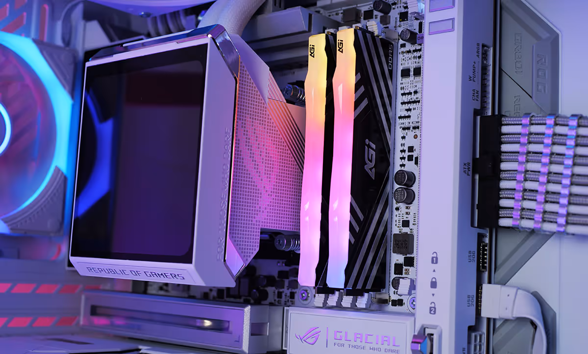 agi turbosprint ud858 rgb 32 go ddr5 6000 cl36 hero
