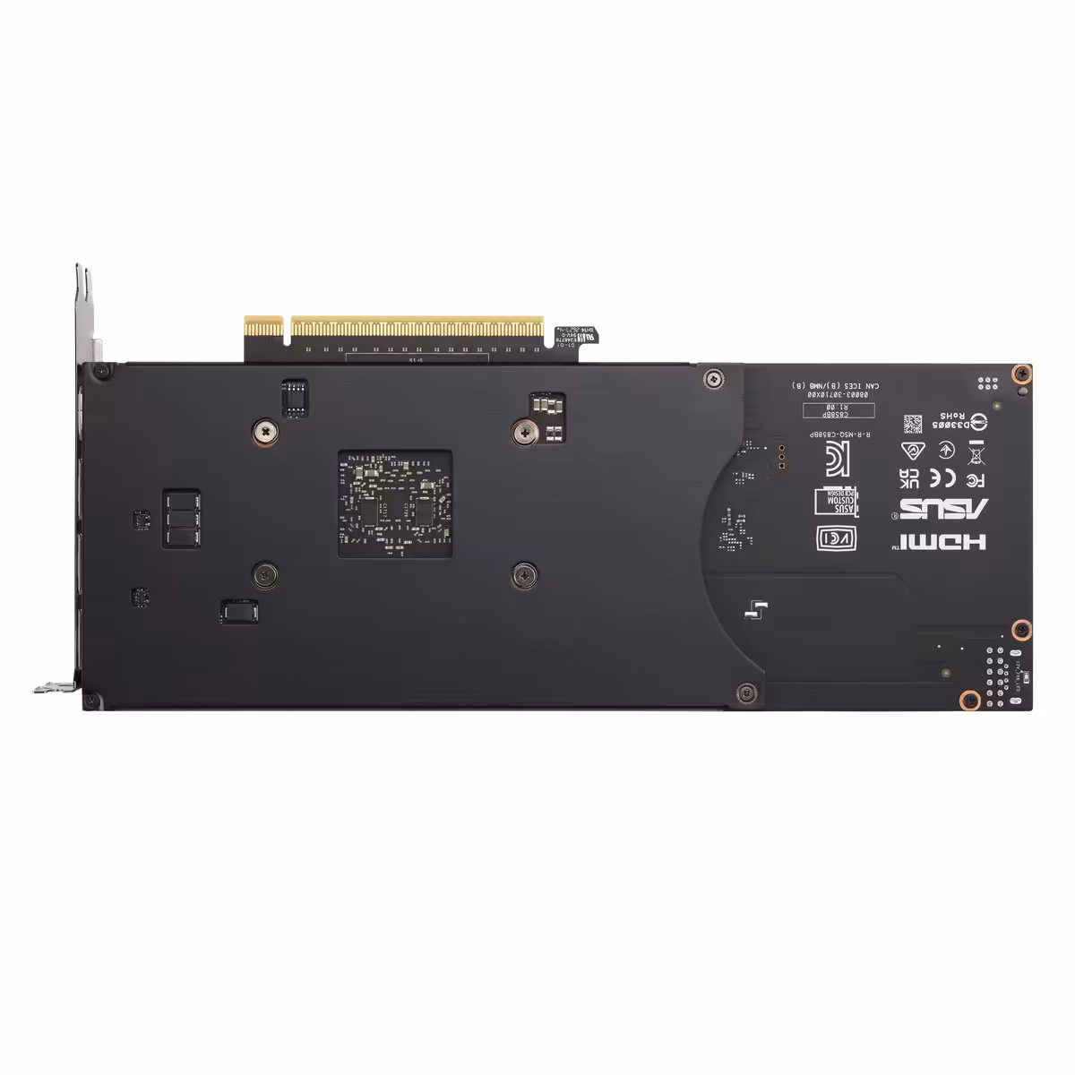 ASUS Arc Pro B70 : une première carte Intel Battlemage dotée de 32 Go de mémoire 5 Dos du circuit imprimé de la carte graphique ASUS uGen Intel Arc Pro B70