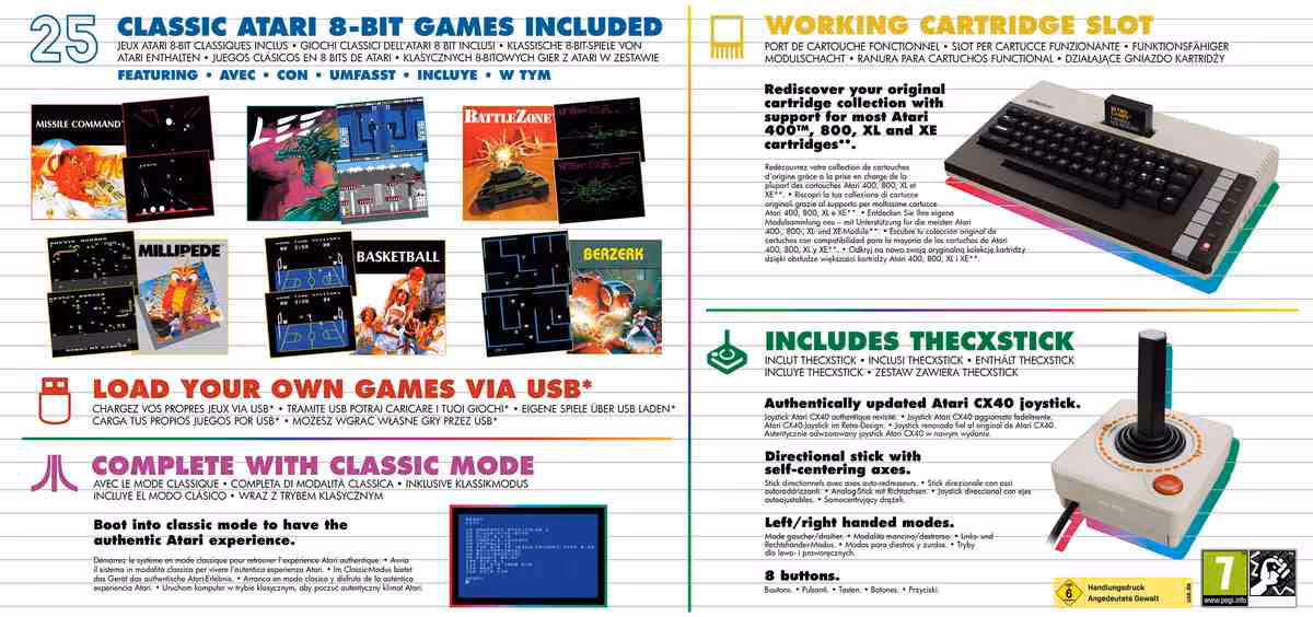 Atari 800XL : le micro 8 bits revient avec clavier mécanique et port cartouche 13 Atari 800XL : le micro 8 bits revient avec clavier mécanique et port cartouche