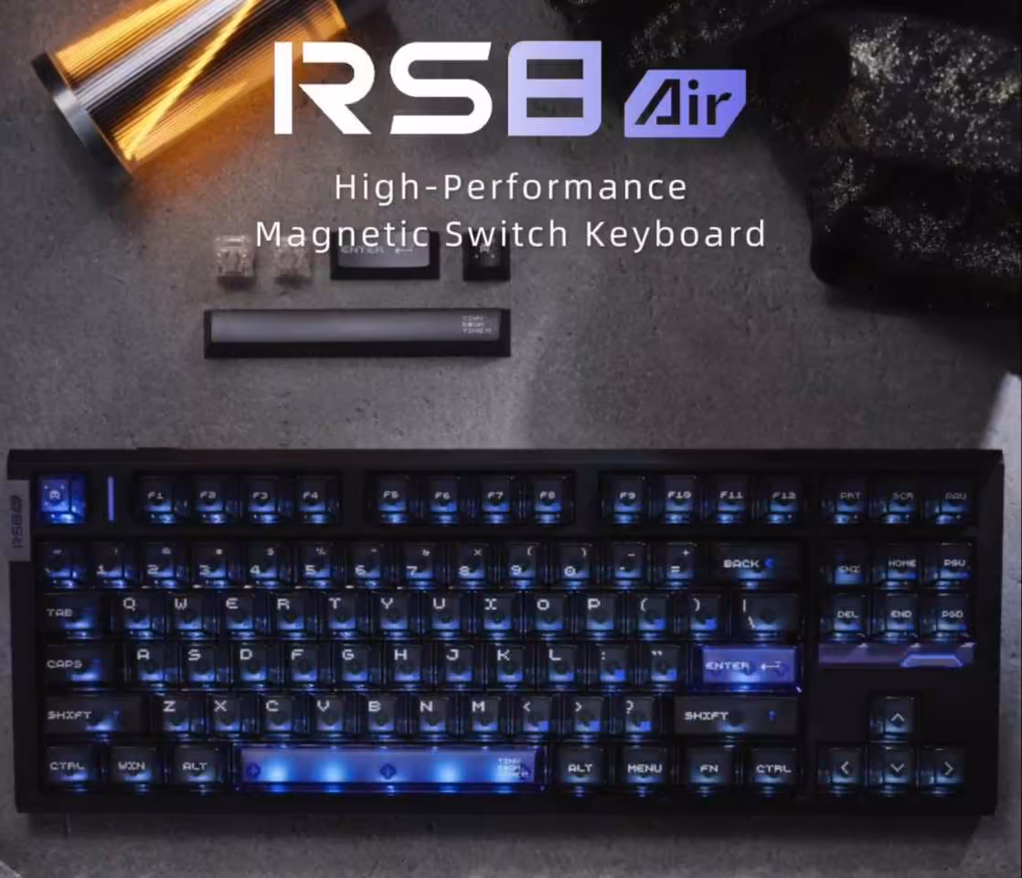ATK RS8 : deux claviers TKL en aluminium avec Hall effect dès 74,89 dollars