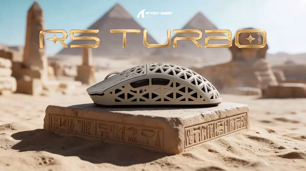 Attack Shark R5 Turbo : souris carbone de 43 g, double 8K et capteur 60 000 DPI