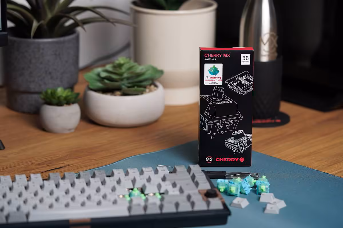 Cherry MX ILLUMA et EMERALD REEF : trois switches plus stables et silencieux