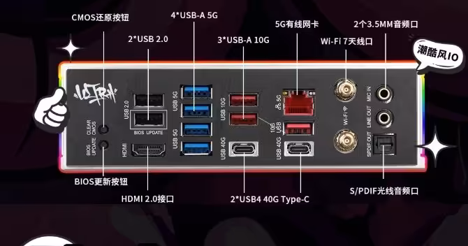 Colorful iGame X870E Ultra-S V14 : une carte mère AM5 suréquipée à 283 dollars 8 Colorful iGame X870E Ultra-S V14 : une carte mère AM5 suréquipée à 283 dollars
