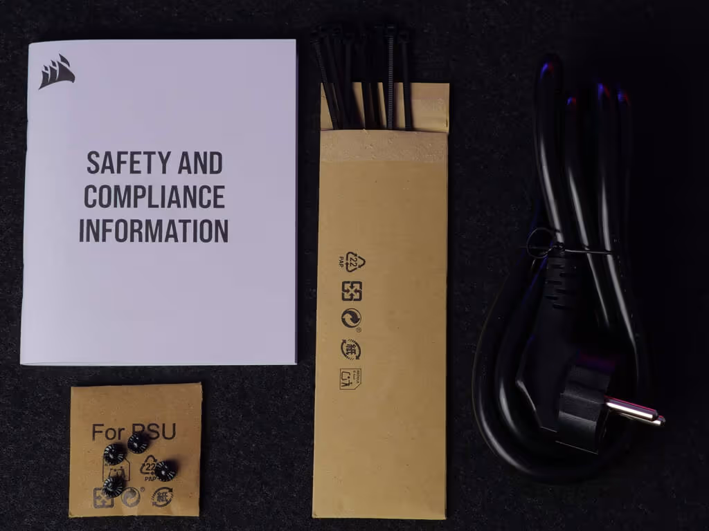 corsair rm1200e deuxième génération emblallage bundle