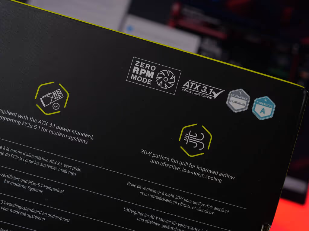 corsair rm1200e deuxième génération emblallage specs