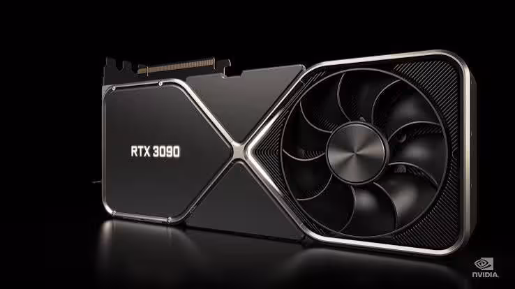 DLSS Frame Generation : le Preset C arrive déjà sur les GeForce RTX 30 via un mod 2 Carte graphique NVIDIA GeForce RTX 3090 Founders Edition noire avec ventilateur unique