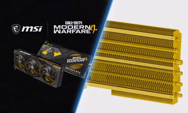 RTX 5080 MSI : une édition Call of Duty MW4 limitée au radiateur entièrement jaune 1 RTX 5080 MSI : une édition Call of Duty MW4 limitée au radiateur entièrement jaune
