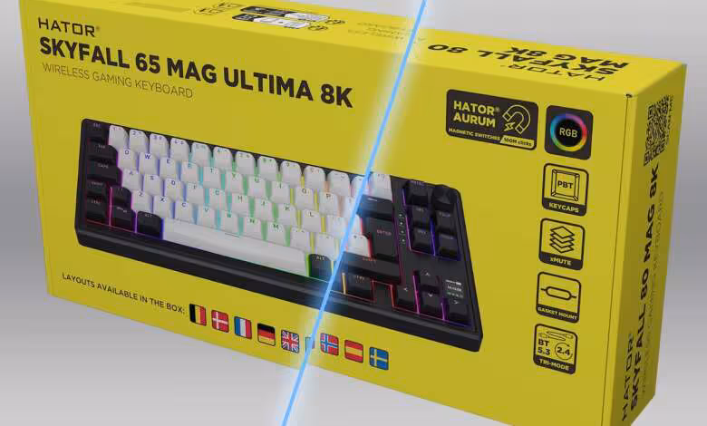 HATOR Skyfall MAG Ultima 8K : le clavier magnétique arrive au Royaume-Uni 1 HATOR Skyfall MAG Ultima 8K : le clavier magnétique arrive au Royaume-Uni